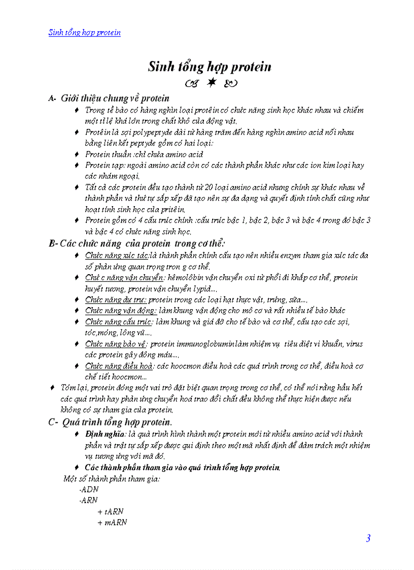 image for page Quá trình sinh tổng hợp protein