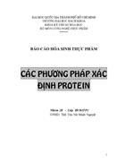 Các phương pháp xác định protein