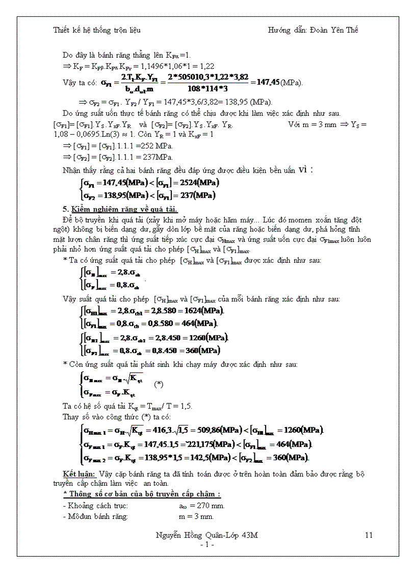 image for page Thiết kế các chi tiết máy cho hộp giảm tốc phân đôi cấp chậm