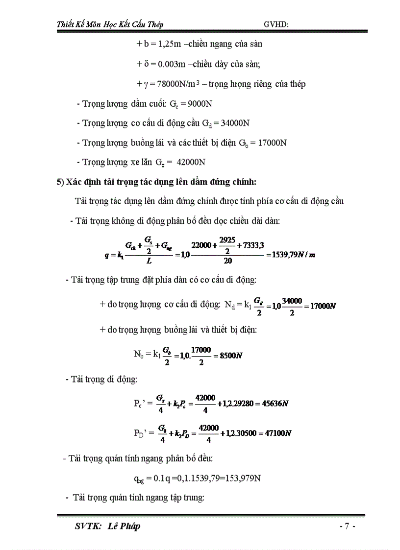 image for page Thiết kế Kết cấu kim loại cầu trục kết cấu kiểu dàn