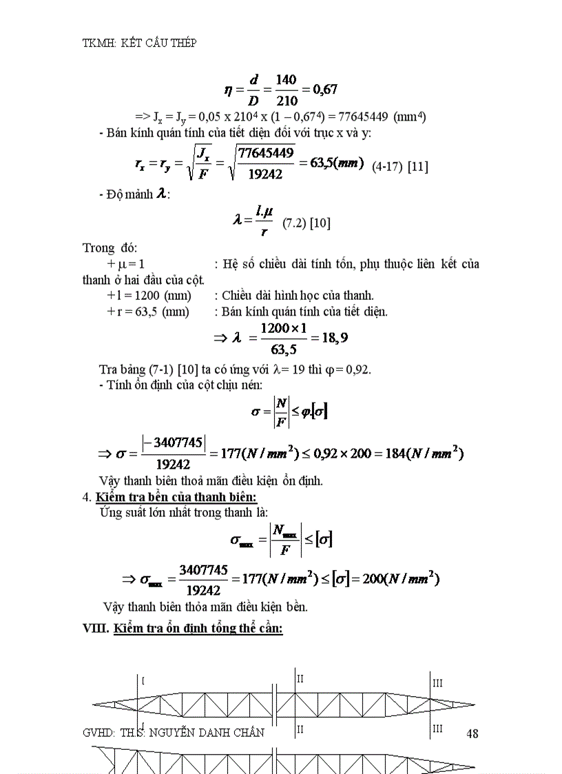 image for page Tính toán kết cấu thép cần của cần trục bánh xích sức nâng q 160 tấn