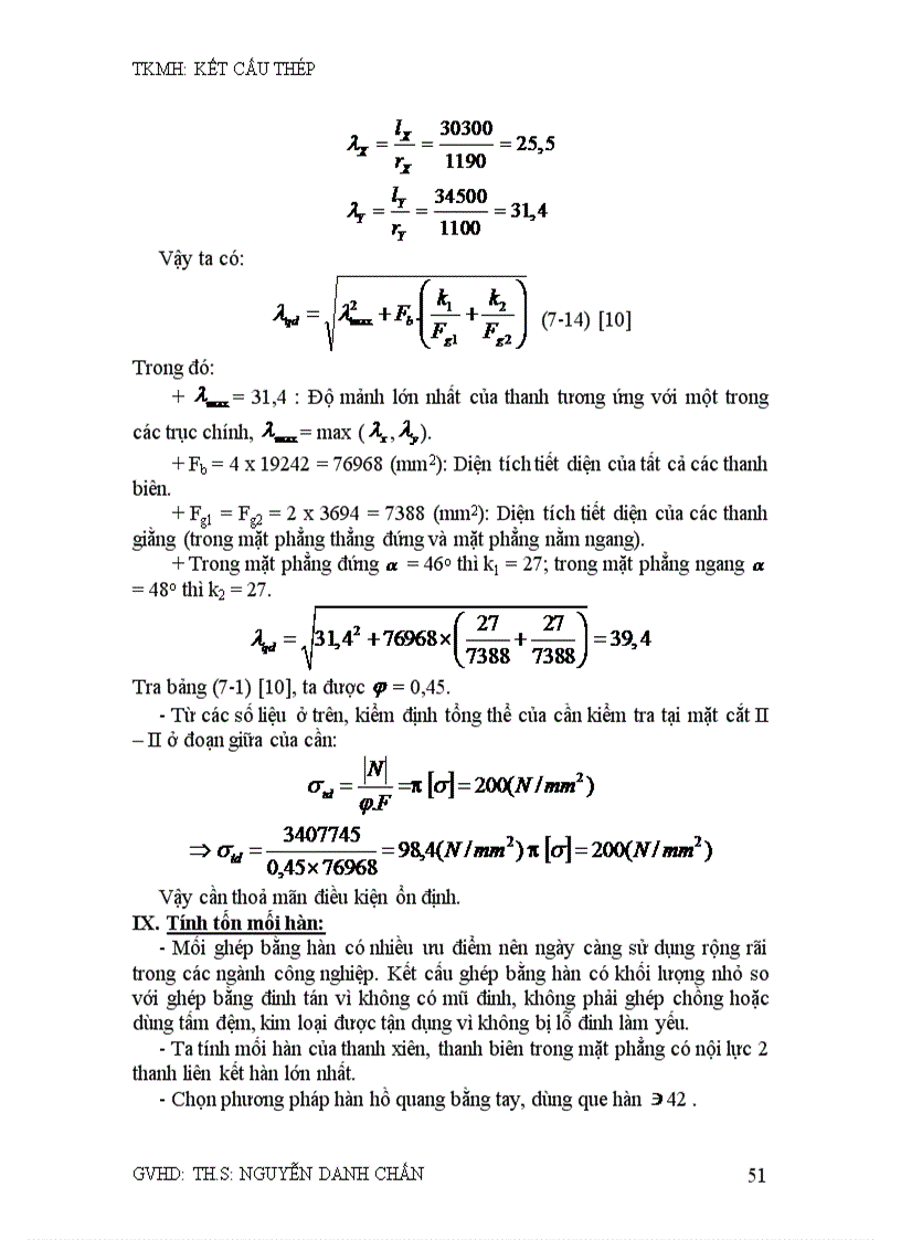 image for page Tính toán kết cấu thép cần của cần trục bánh xích sức nâng q 160 tấn