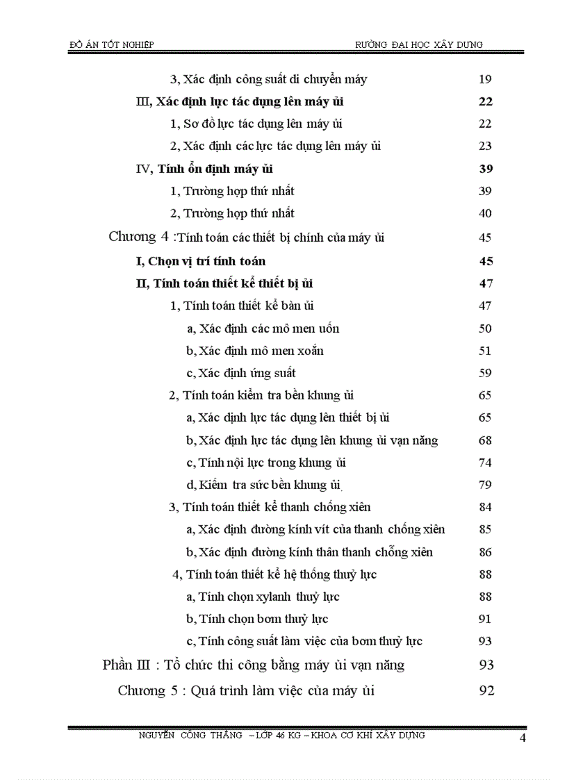 image for page Thiết kế thiết bị ủi vạn năng và tổ chức thi công đất bằng máy ủi vạn năng