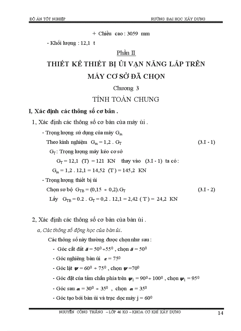 image for page Thiết kế thiết bị ủi vạn năng và tổ chức thi công đất bằng máy ủi vạn năng