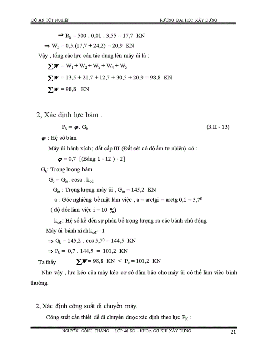 image for page Thiết kế thiết bị ủi vạn năng và tổ chức thi công đất bằng máy ủi vạn năng