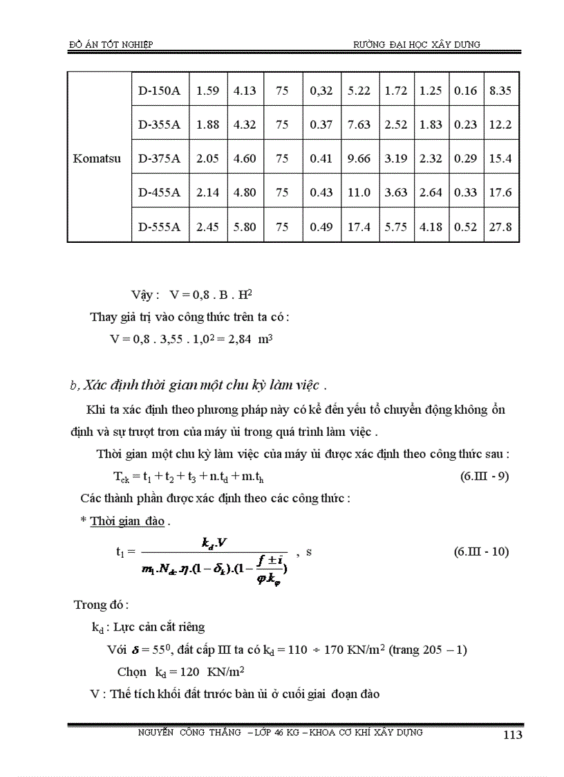 image for page Thiết kế thiết bị ủi vạn năng và tổ chức thi công đất bằng máy ủi vạn năng