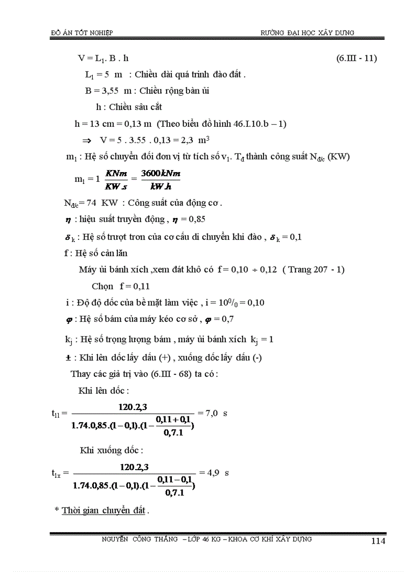 image for page Thiết kế thiết bị ủi vạn năng và tổ chức thi công đất bằng máy ủi vạn năng