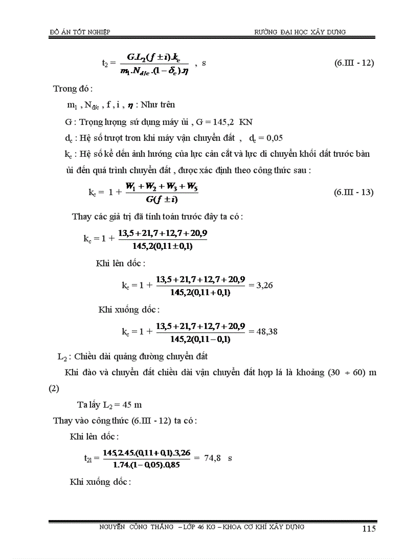image for page Thiết kế thiết bị ủi vạn năng và tổ chức thi công đất bằng máy ủi vạn năng