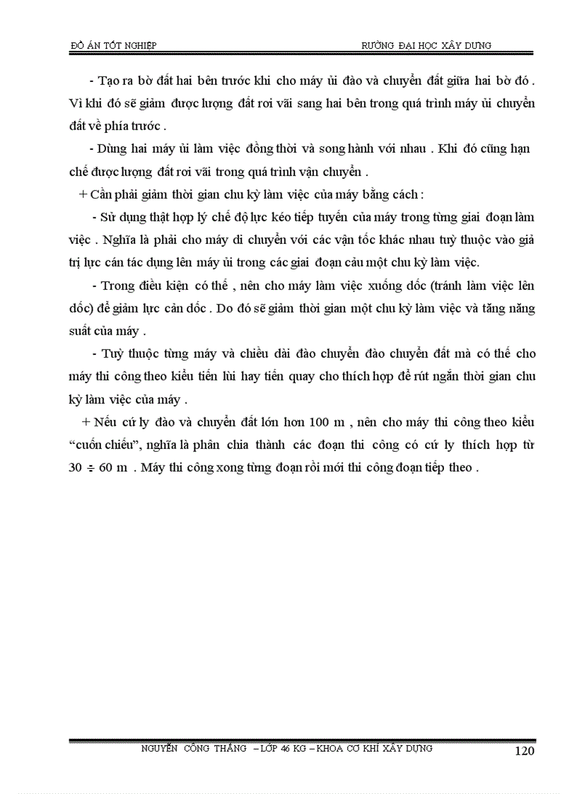 image for page Thiết kế thiết bị ủi vạn năng và tổ chức thi công đất bằng máy ủi vạn năng
