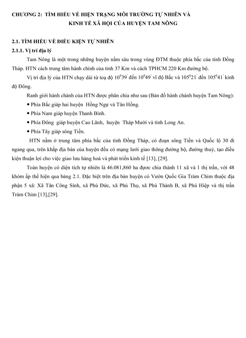image for page Xây dựng bản đồ phân vùng sinh thái môi trường đất phục vụ quy hoạch phát triển nuôi tôm càng xanh huyện Tam Nông tỉnh Đồng Tháp