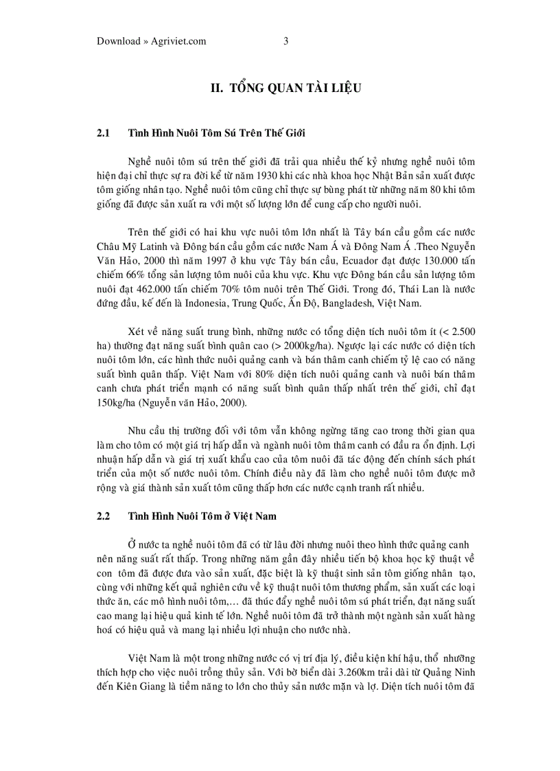 image for page Khảo sát hiện trạng nuôi tôm sú thâm canh tại xã Vĩnh An huyện Ba Tri tỉnh Bến Tre