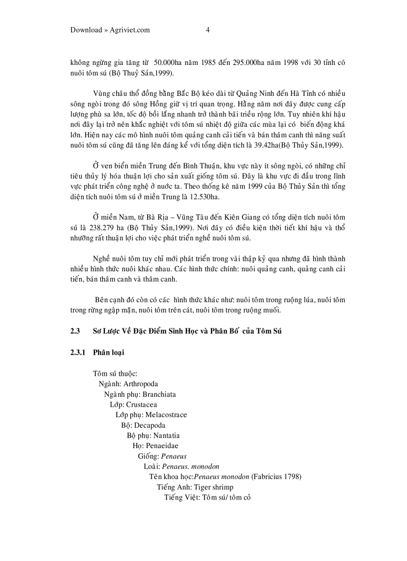 image for page Khảo sát hiện trạng nuôi tôm sú thâm canh tại xã Vĩnh An huyện Ba Tri tỉnh Bến Tre