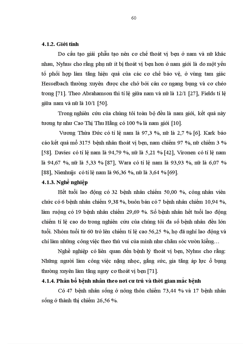 image for page Nghiên cứu đặc điểm lâm sàng cận lâm sàng và kết quả điều trị thoát vị bẹn bằng mổ mở đặt mảnh ghép theo Lichtenstein tại Cần Thơ