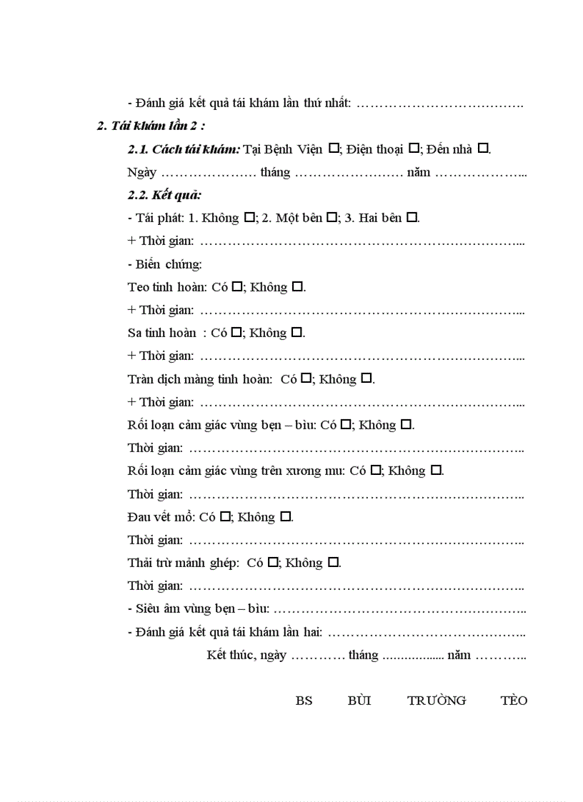 image for page Nghiên cứu đặc điểm lâm sàng cận lâm sàng và kết quả điều trị thoát vị bẹn bằng mổ mở đặt mảnh ghép theo Lichtenstein tại Cần Thơ
