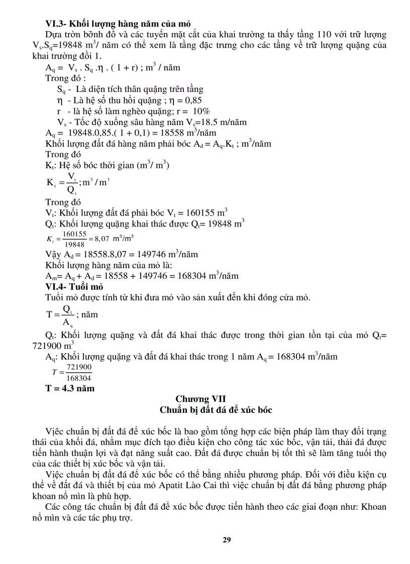image for page Nghiên cứu lựa chọn thông số nổ mìn hợp lý cho mỏ Apatit Lào Cai