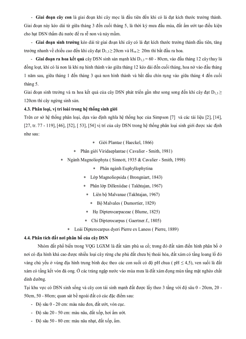 image for page Đánh giá khả năng nảy mầm và phát triển của dầu song nàng DIPTEROCARPUS DYERI PIERRE thuộc họ dầu DIPTEROCARPACEAE BLUME trong vườn ươmtại vườn QG