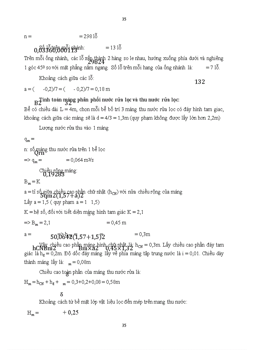 image for page THIẾT KẾ TRẠM XỬ LÝ NƯỚC CẤP CHO KHU DÂN CƯ XÃ XUÂN THỚI THƯỢNG CÔNG SUẤT 8500 m3NGĐ