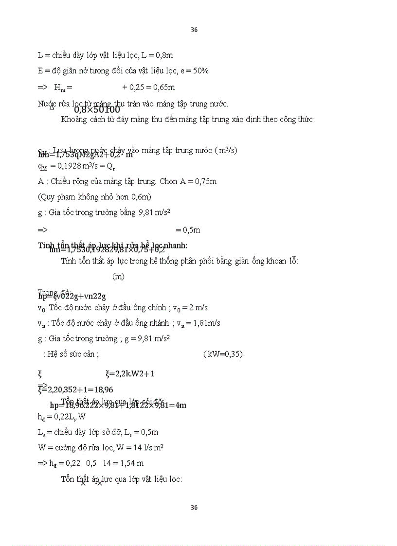 image for page THIẾT KẾ TRẠM XỬ LÝ NƯỚC CẤP CHO KHU DÂN CƯ XÃ XUÂN THỚI THƯỢNG CÔNG SUẤT 8500 m3NGĐ