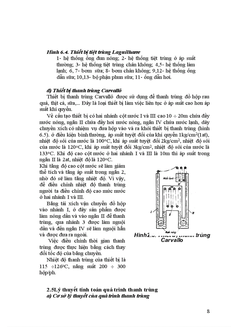 image for page Quá trình thanh trùng sản phẩm thực phẩm