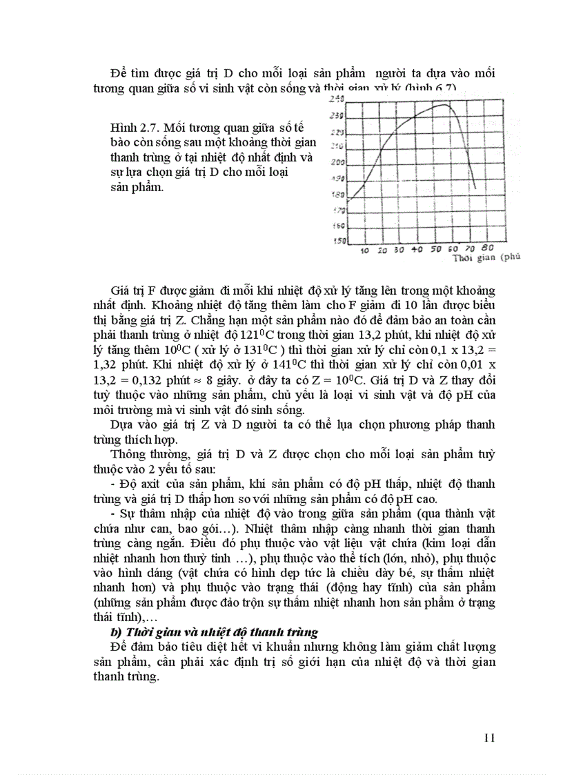 image for page Quá trình thanh trùng sản phẩm thực phẩm