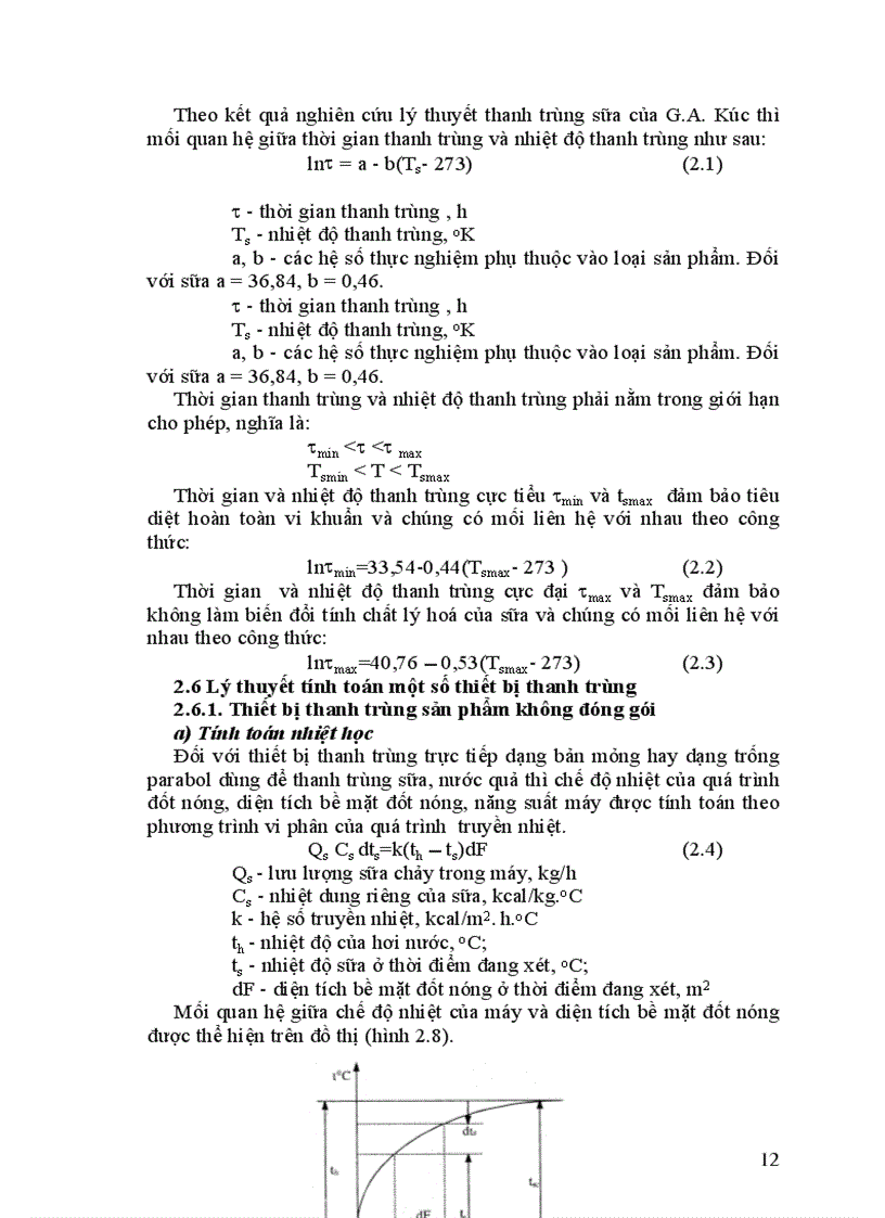 image for page Quá trình thanh trùng sản phẩm thực phẩm