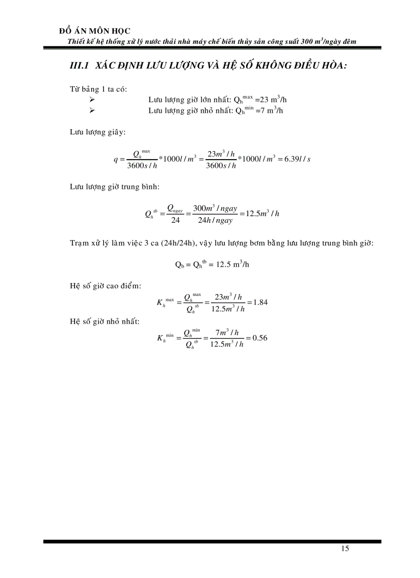 image for page Thiết kế hệ thống xử lý nước thải ngành thủy sản công suất 300m 3 ngày đêm
