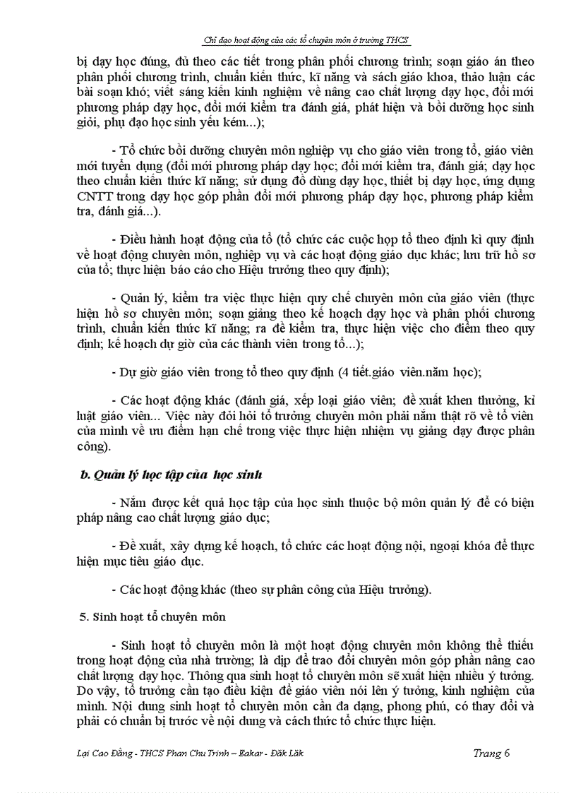 image for page Một số biện pháp chỉ đạo hoạt động các tổ chuyên môn để nâng cao chất lượng day học Sáng kiến kinh nghiệm dạy học