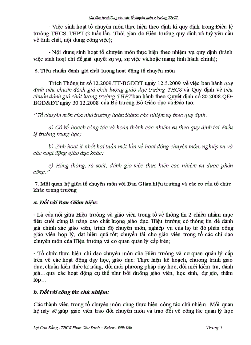 image for page Một số biện pháp chỉ đạo hoạt động các tổ chuyên môn để nâng cao chất lượng day học Sáng kiến kinh nghiệm dạy học