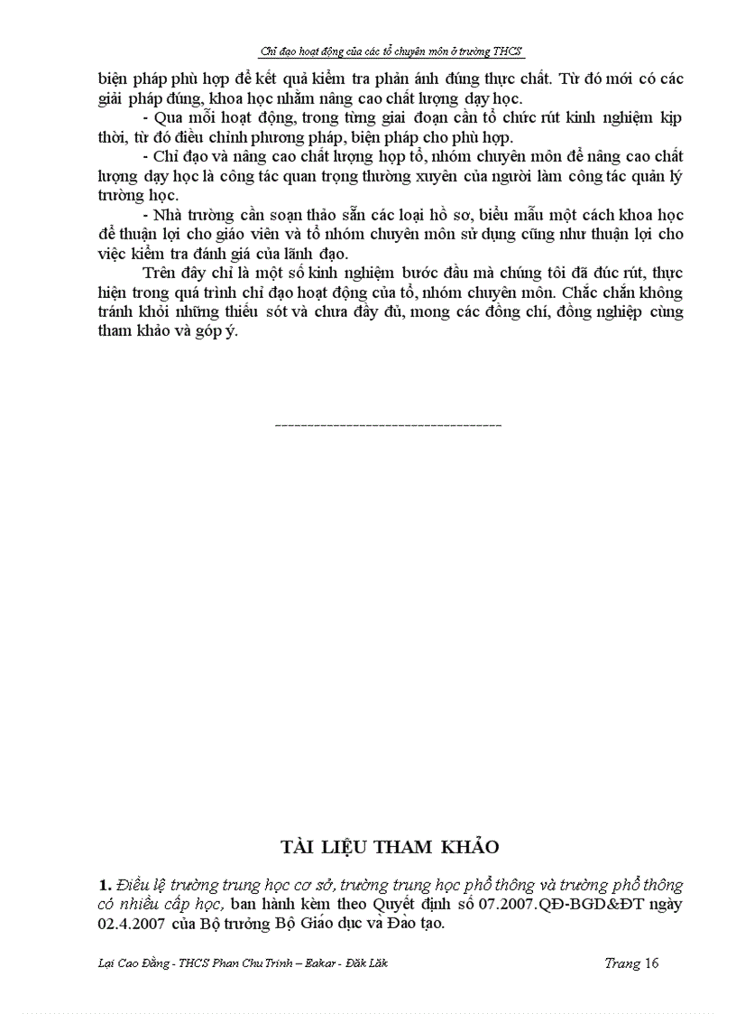 image for page Một số biện pháp chỉ đạo hoạt động các tổ chuyên môn để nâng cao chất lượng day học Sáng kiến kinh nghiệm dạy học