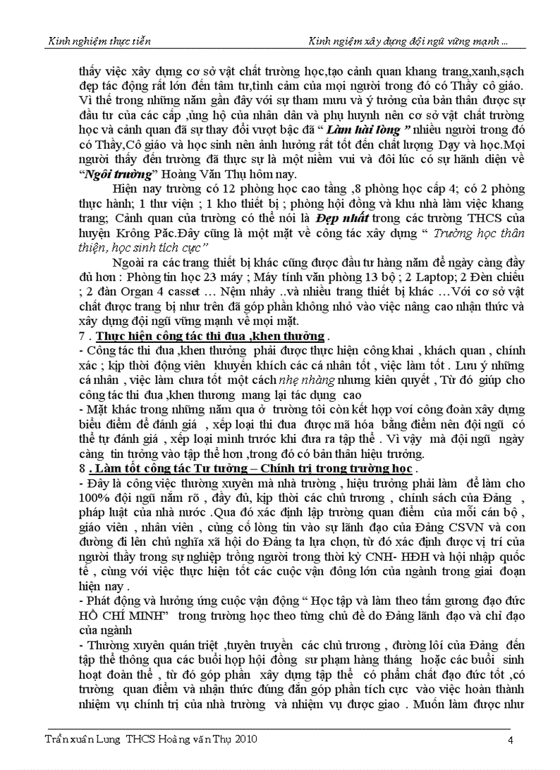 image for page Một số kinh nghiệm xây dựng đội ngũ vững mạnh trong trường THCS Sáng kiến kinh nghiệm dạy học