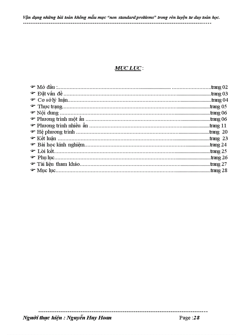 image for page Vận dụng những bài toán không mẫu mực non standard problems trong rèn luyện tư duy toán học