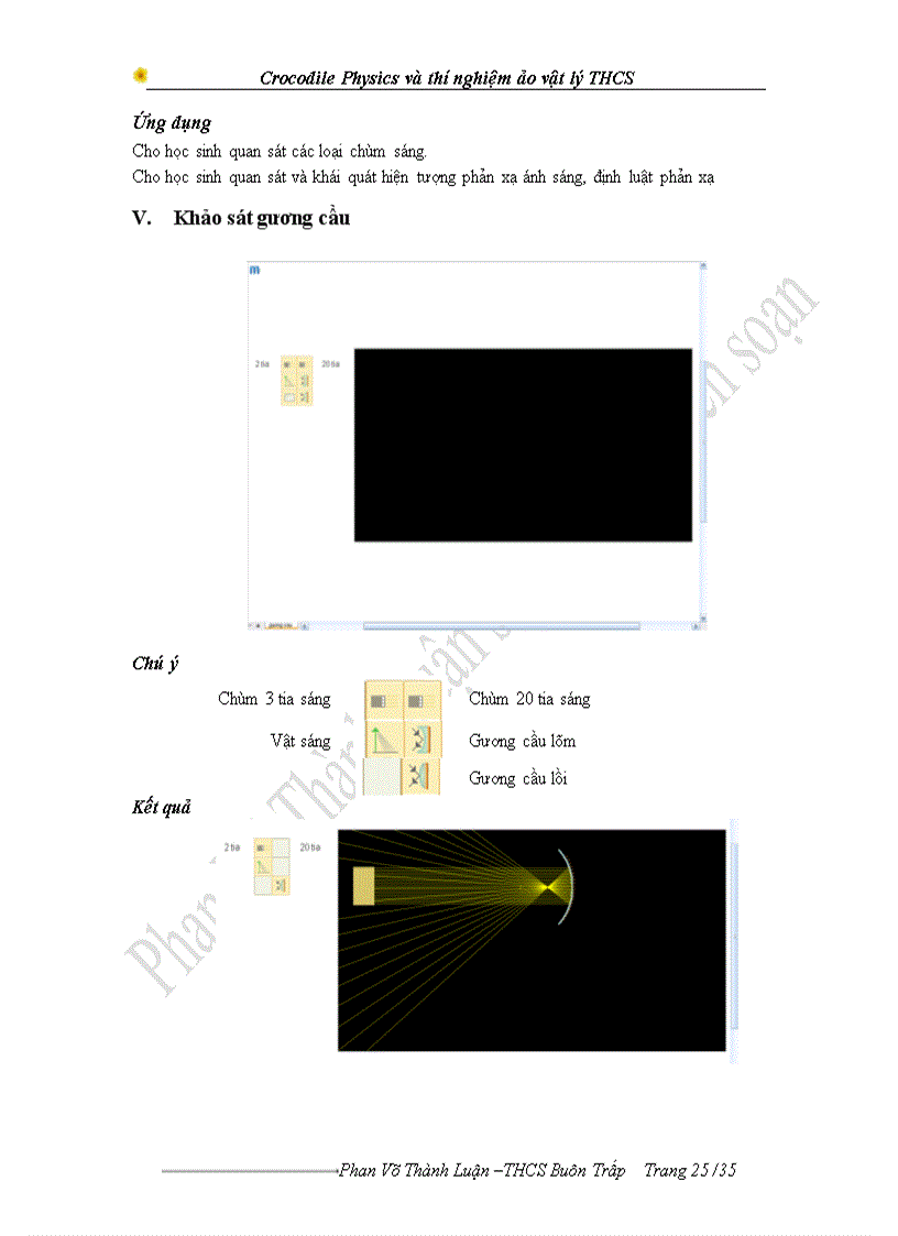 image for page Khai thác chương trình Crocodile Physics vào thiết kế thí nghiệm Vật lý ở trường THCS Sáng kiến kinh nghiệm dạy học