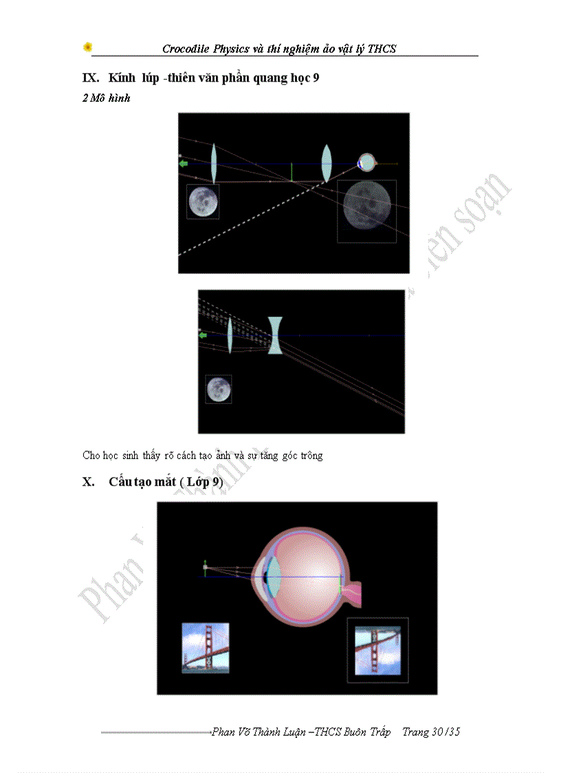 image for page Khai thác chương trình Crocodile Physics vào thiết kế thí nghiệm Vật lý ở trường THCS Sáng kiến kinh nghiệm dạy học