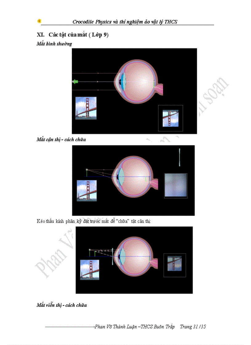 image for page Khai thác chương trình Crocodile Physics vào thiết kế thí nghiệm Vật lý ở trường THCS Sáng kiến kinh nghiệm dạy học