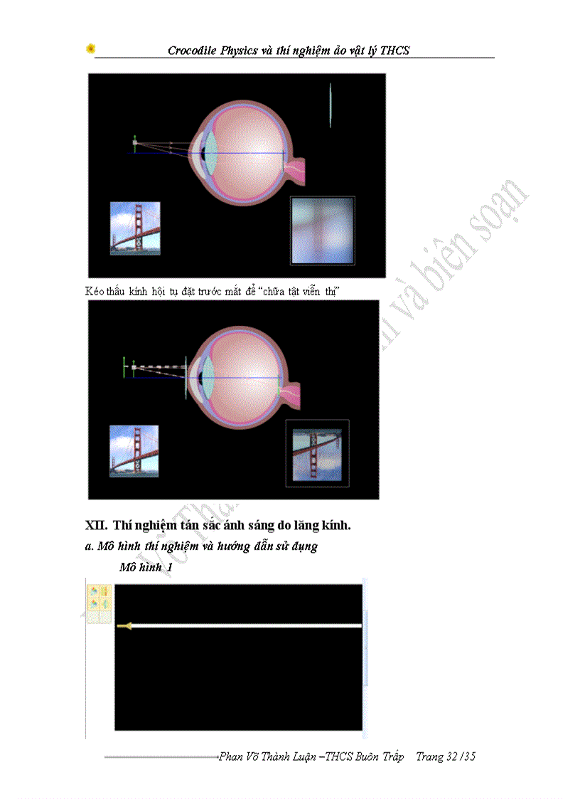image for page Khai thác chương trình Crocodile Physics vào thiết kế thí nghiệm Vật lý ở trường THCS Sáng kiến kinh nghiệm dạy học