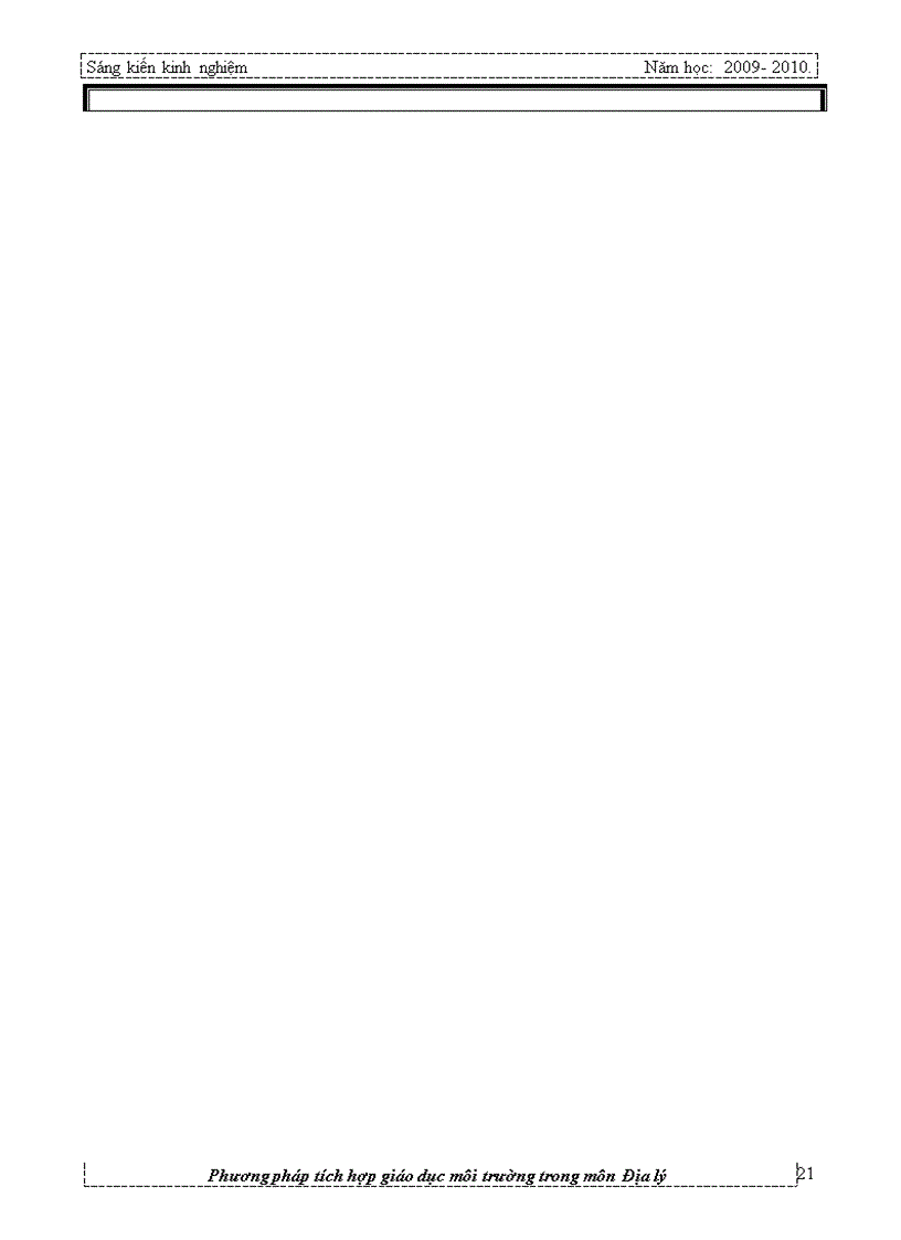 image for page Phương pháp tích hợp giáo dục môi trường trong môn địa lý cấp THCS Sáng kiến kinh nghiệm dạy học