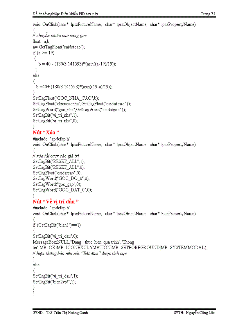 image for page Điều khiển PID tay máy