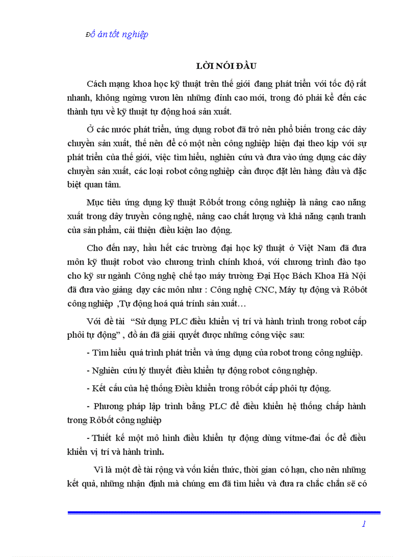 image for page Sử dụng PLC điều khiển vị trí và hành trình trong robot cấp phôi tự động