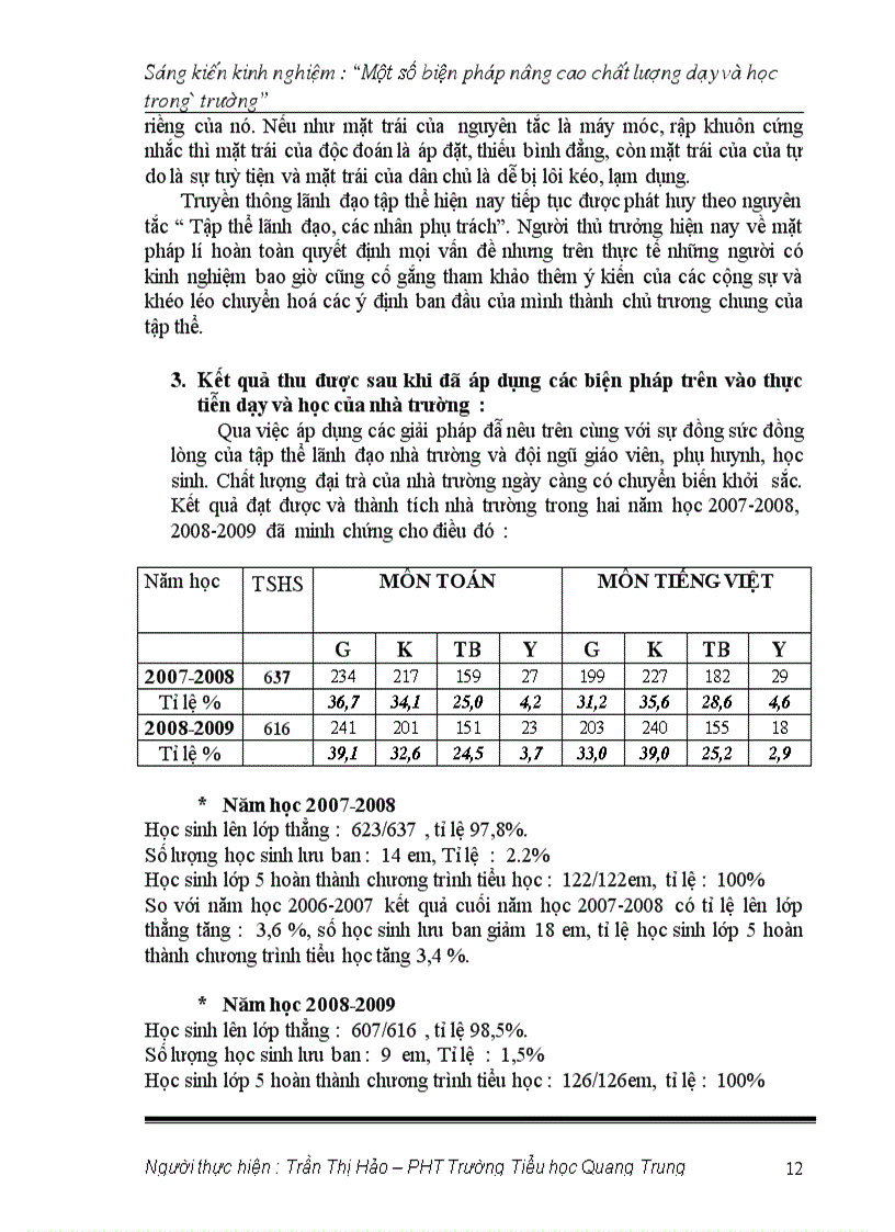 image for page Một số biện pháp nâng cao chất lượng dạy và học Sáng kiến kinh nghiệm dạy học