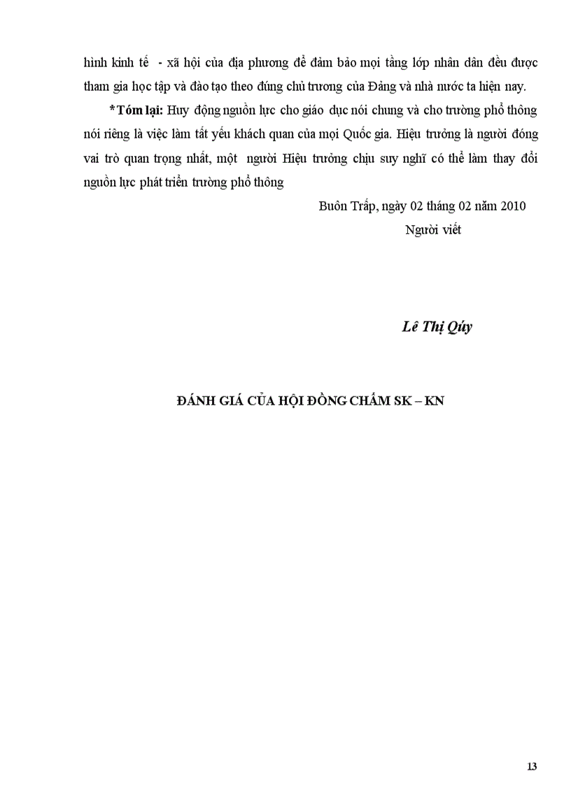 image for page Một số kinh nghiệm của hiệu trưởng trong việc huy động nguồn lực phát triển trường phổ thông Sáng kiến kinh nghiệm dạy học