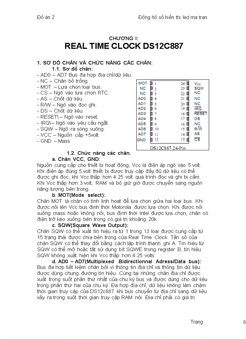 image for page Đồng hồ số hiển thị bằng led ma trận