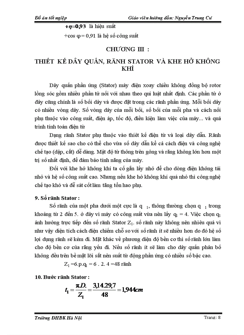 image for page Thiết kế động cơ không đồng bộ 3 pha rôtor lồng sóc