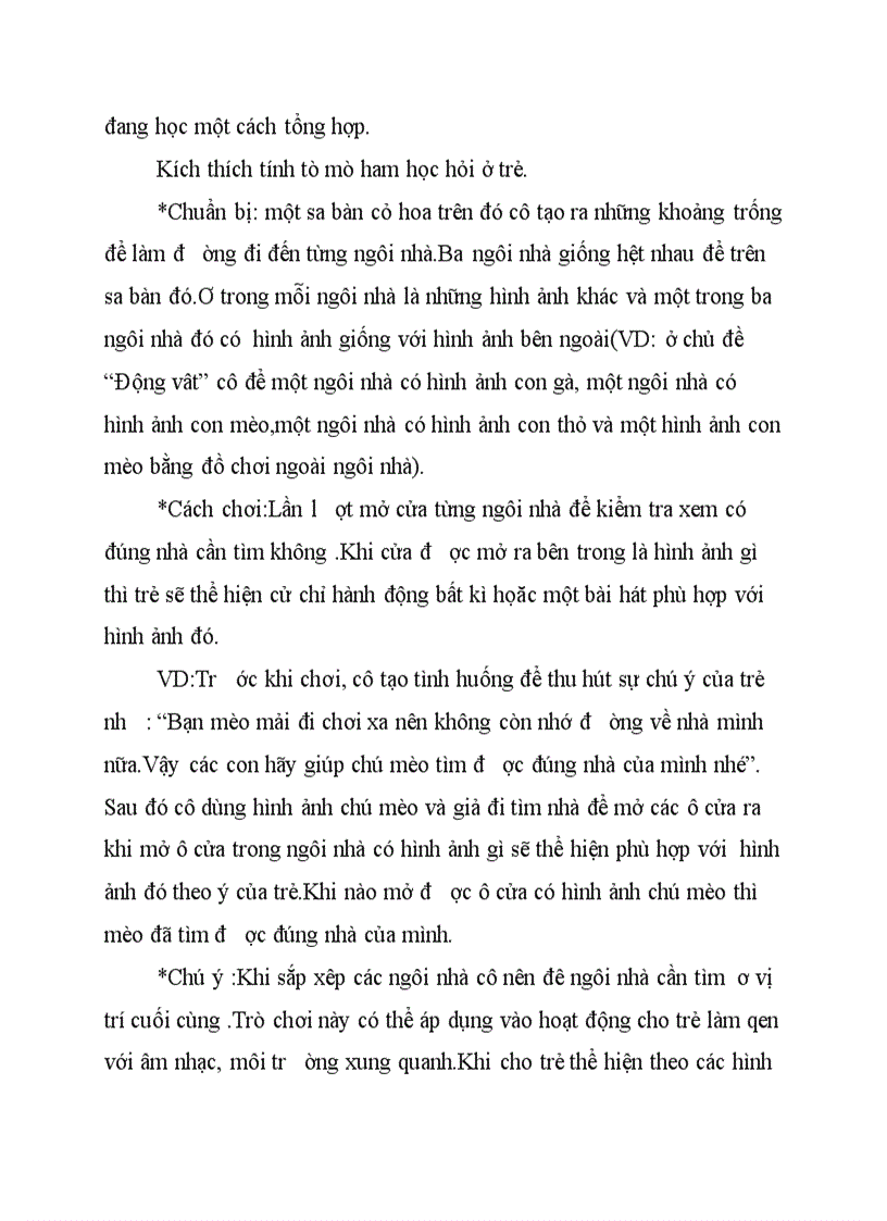 image for page Một số trò chơi củng cố ôn luyện trong các hoạt động học tập cho trẻ mầm non