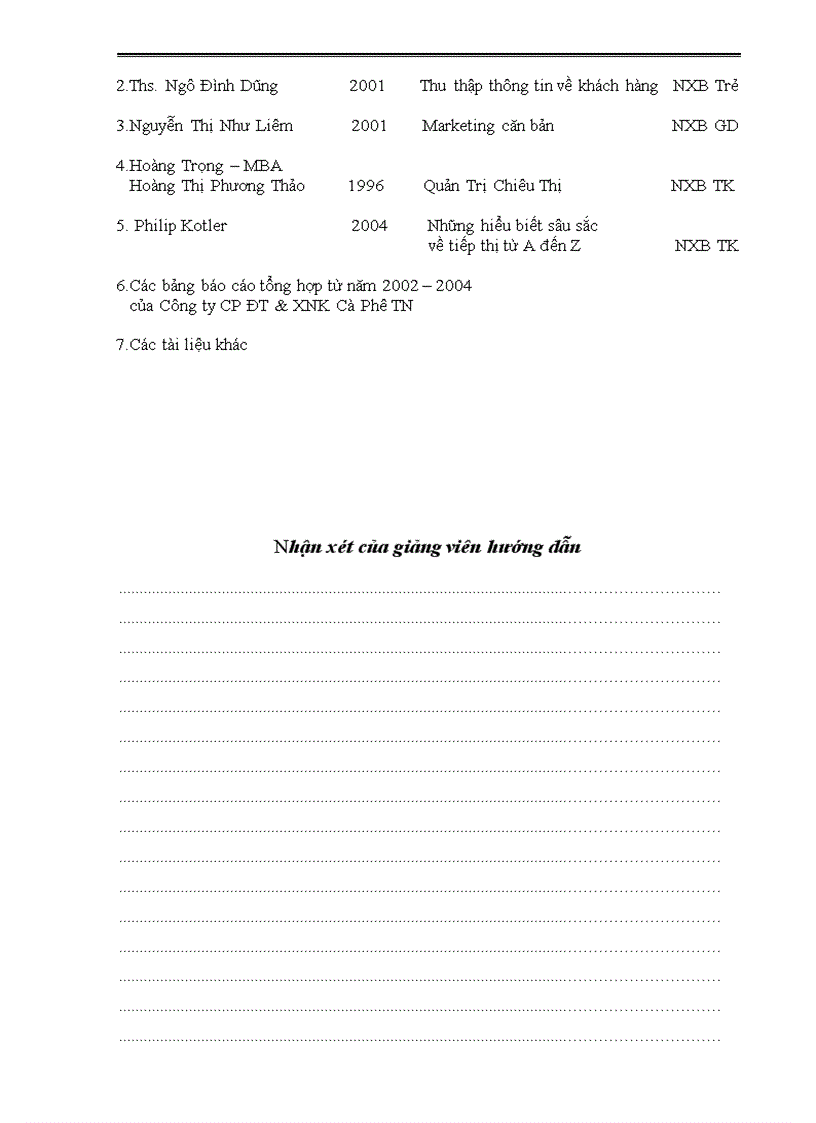 image for page Một số giải pháp nhằm hoàn thiện công tác chăm sóc khách hàng tại công ty Cổ Phần Đầu Tư và XNK Cà Phê Tây Nguyên