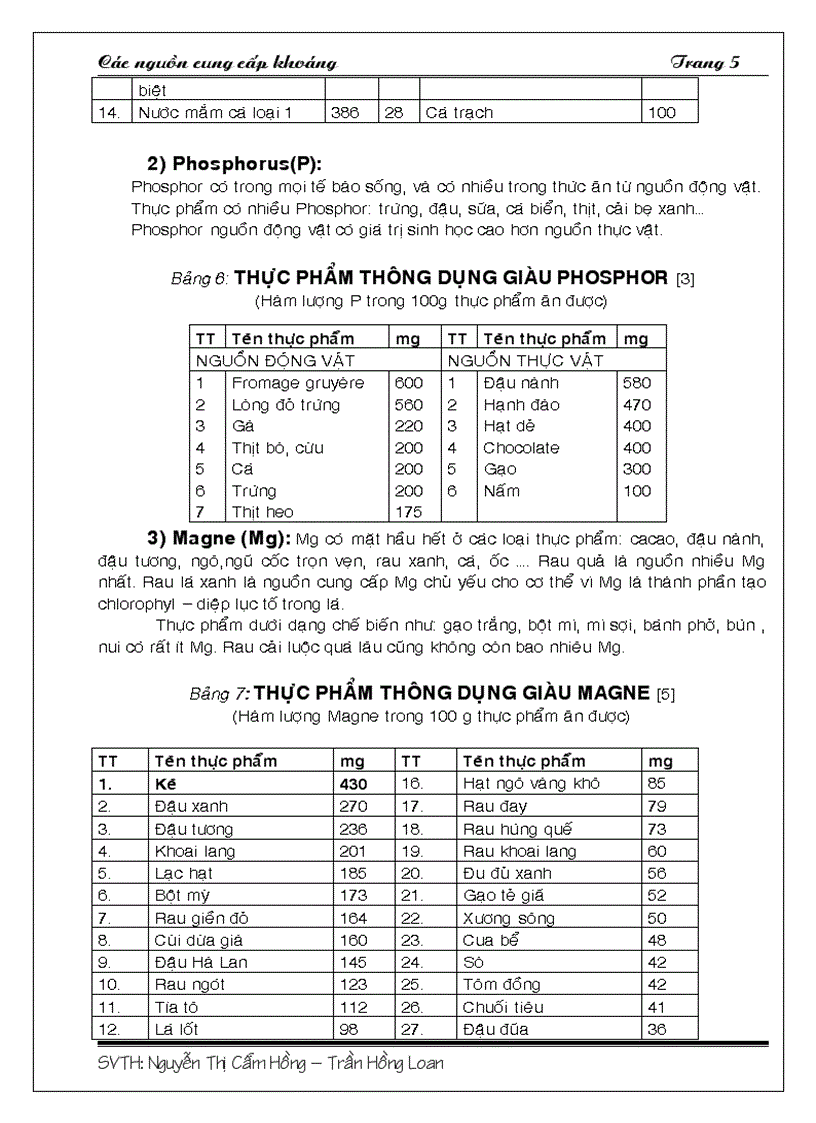 image for page Nguồn cung cấp các loại khoáng và các yếu tố ảnh hưởng đến quá trình hấp thu khoáng