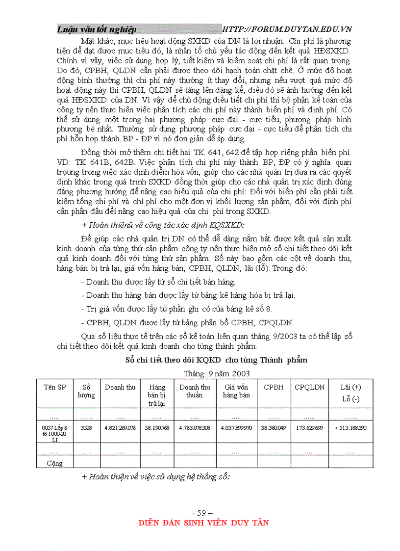 image for page Hoàn thiện tổ chức chi phí doanh thu xác định và phân tích kết quả hoạt động sản xuất kinh doanh tại Công ty Cao Su Đà Nẵng