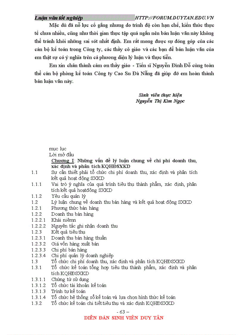 image for page Hoàn thiện tổ chức chi phí doanh thu xác định và phân tích kết quả hoạt động sản xuất kinh doanh tại Công ty Cao Su Đà Nẵng