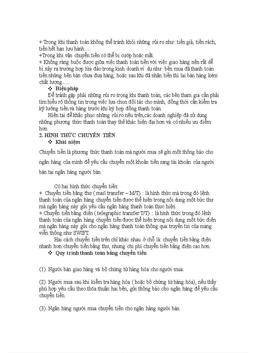 image for page Những rủi ro của các doanh nghiệp Việt Nam khi thực hiện thanh toán quốc tế