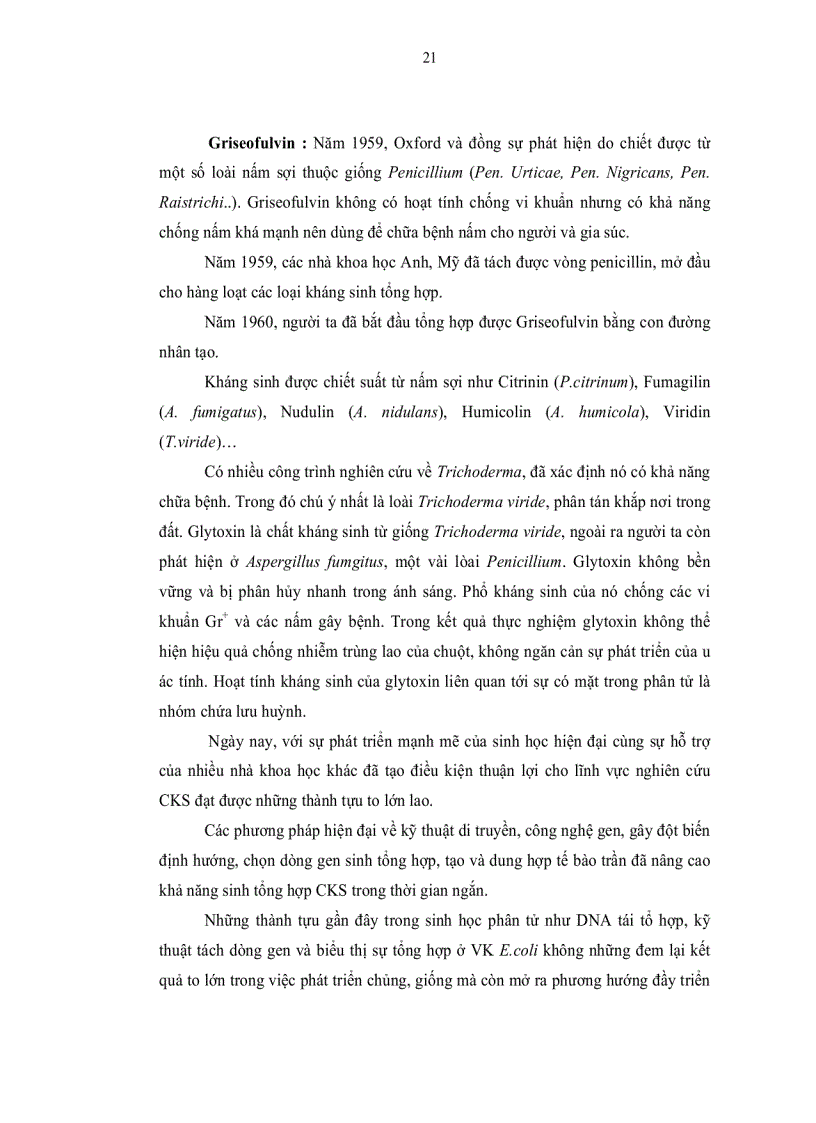 image for page Nghiên cứu khả năng sinh hoạt chất đối kháng vi sinh vật gây bệnh cho cây trồng của các chủng nấm sợi phân lập từ rừng Đà Lạt