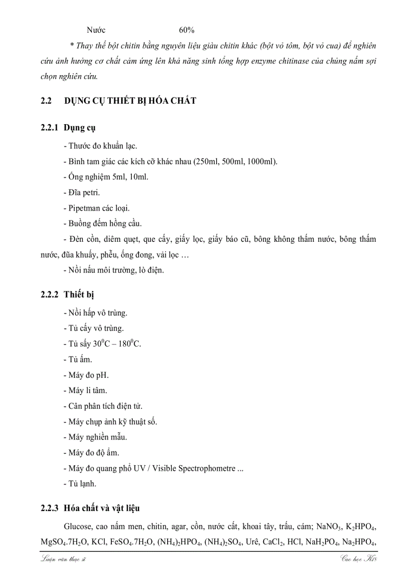 image for page Khảo sát khả năng sinh tổng hợp ENZYME CHITINASE của một số chủng nấm sợi thuộc giống ASPERGILLUS TRICHODERMA và ứng dụng
